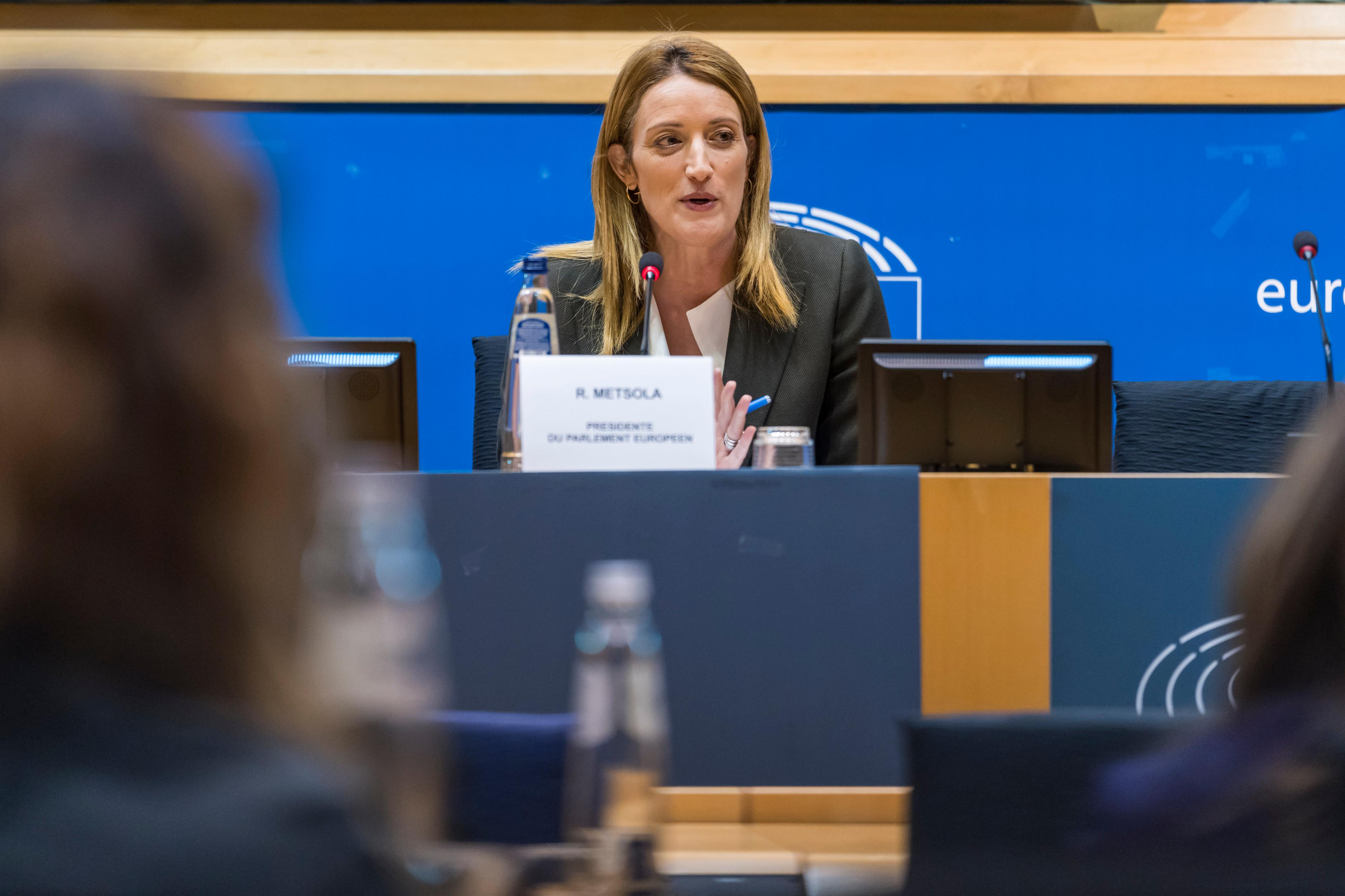 Adress by Roberta METSOLA, EP President at the Anti-SLAPP Conference