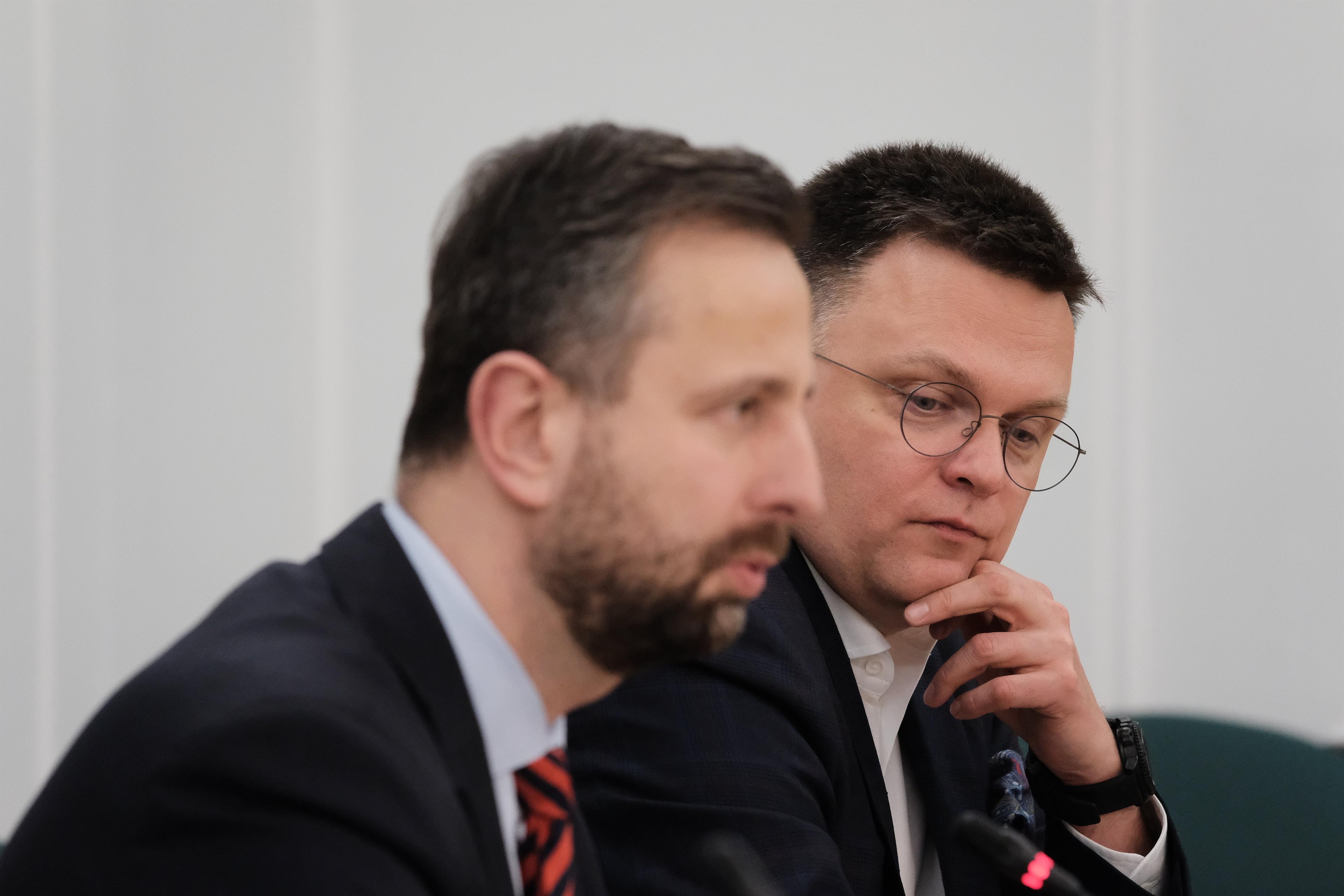 Władysław Kosiniak-Kamysz i Szymon Hołownia. Trwają negocjacje PSL i Polski 2050 dotyczące wspólnego startu w wyborach