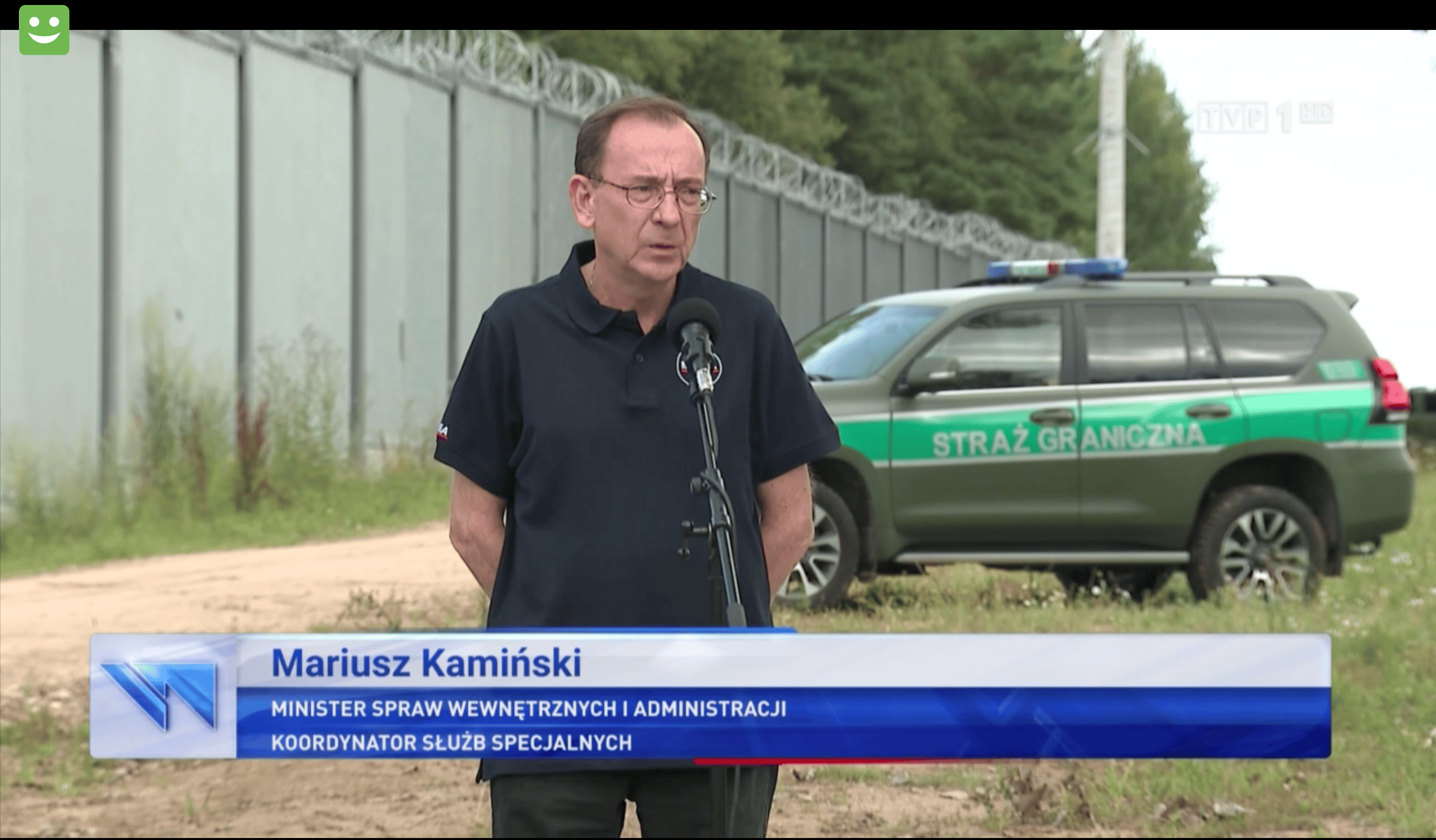 Mariusz Kamiński na granicy, 27 lipca 2023