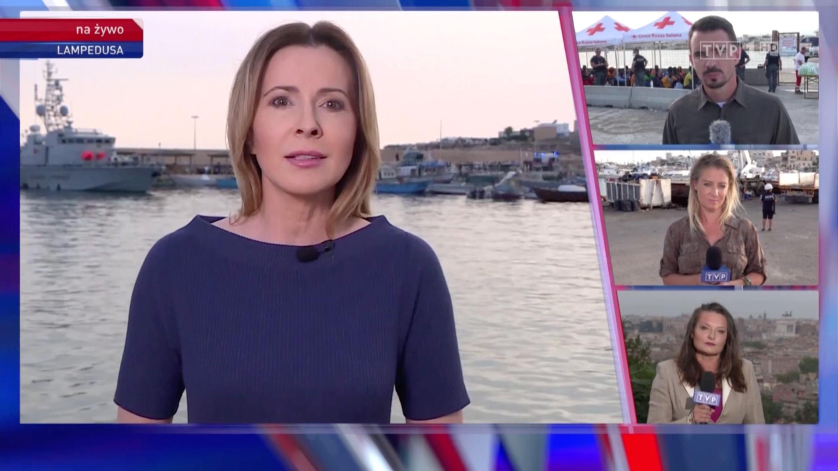 Wiadomości TVP Lampedusa