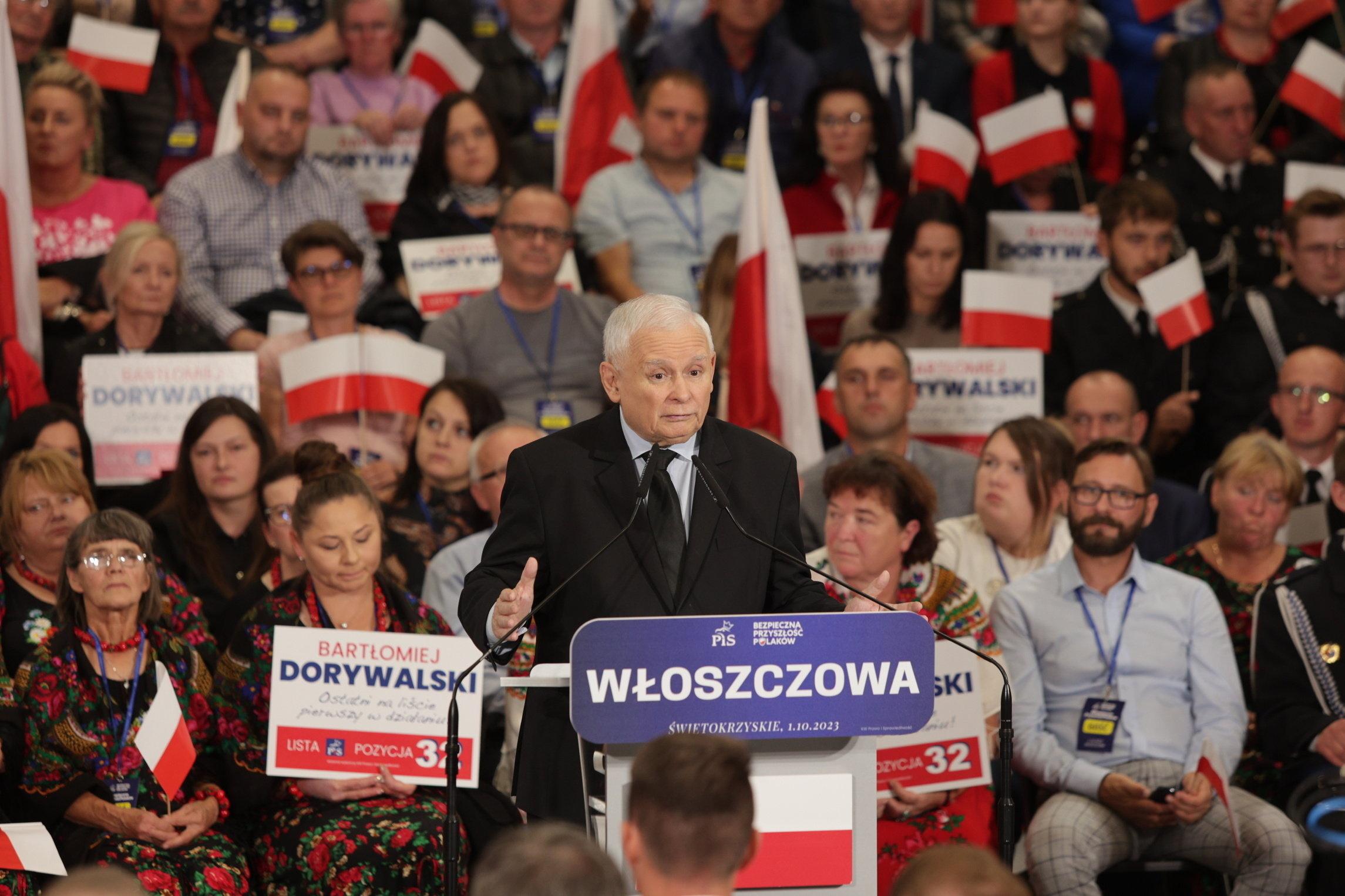 Kaczyński podczas spotkania z wyborcami