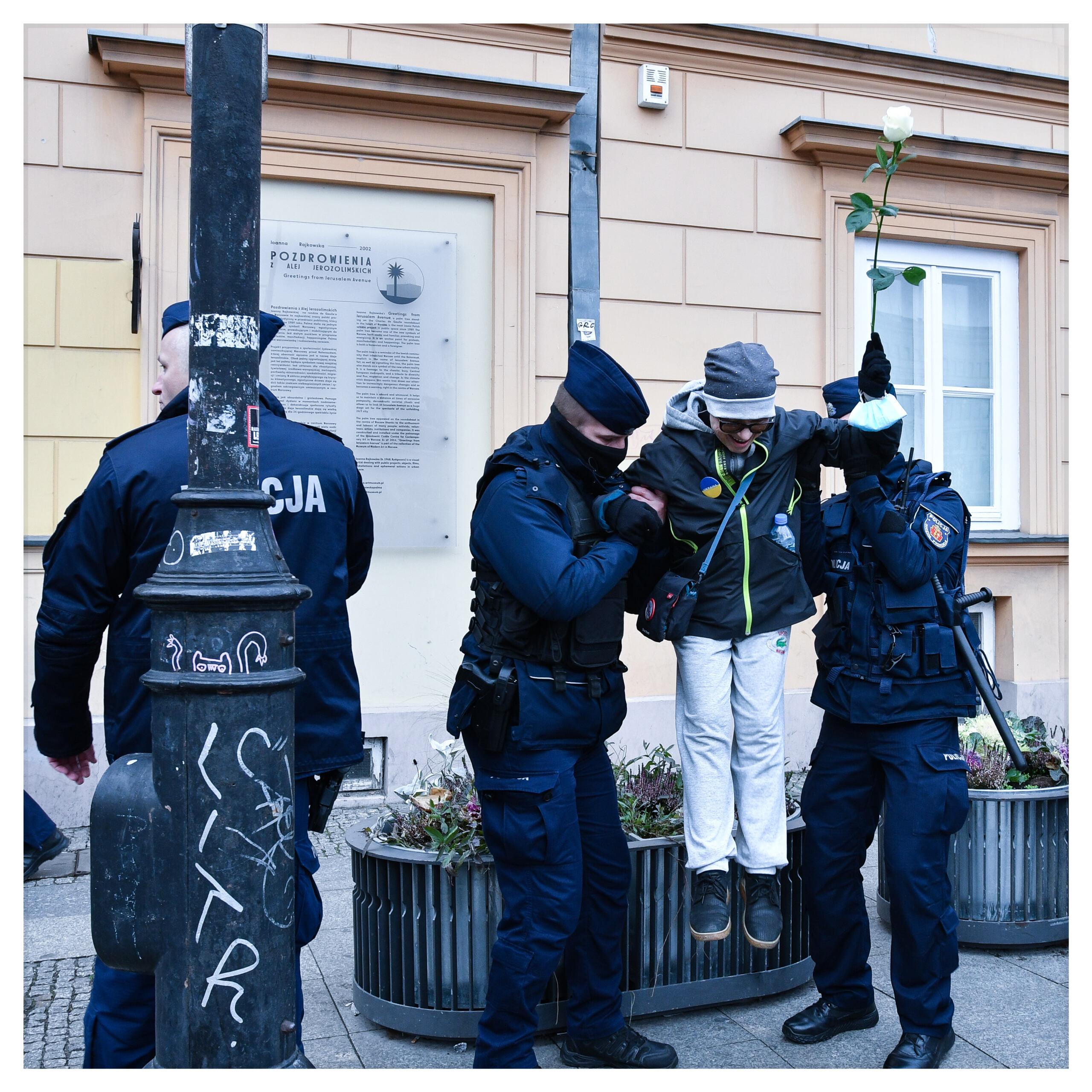 Kontrmanifestacja Obywateli RP podczas Marszu Niepodległości