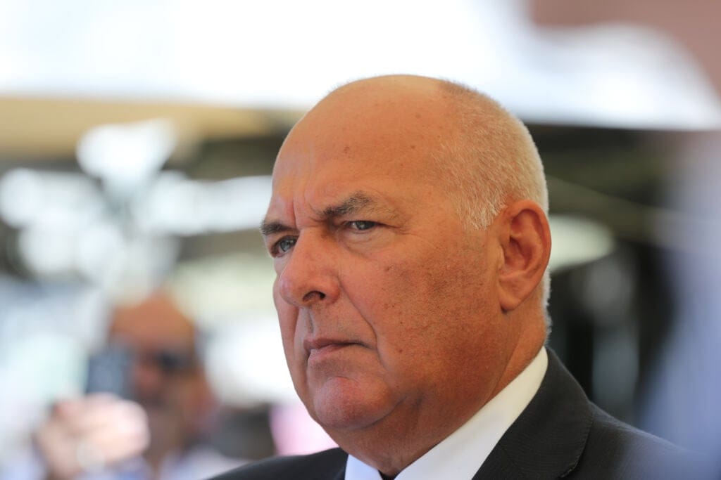 29.07.2020 Warszawa , pl Mirowski . Minister finansow Tadeusz Koscinski na zakupach pod Hala Mirowska .
Fot. Slawomir Kaminski / Agencja Gazeta