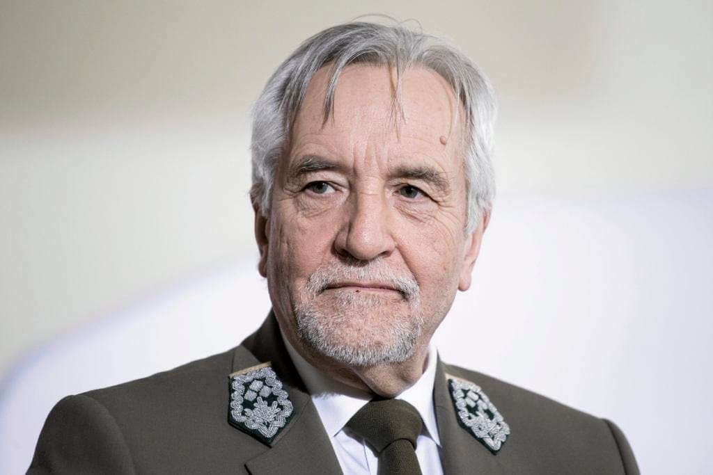 16.02.2017 Warszawa , Ministerstwo Srodowiska . Dyrektor generalny Lasow Panstwowych Konrad Tomaszewski podczas konferencji prasowej " Puszcza Bialowieska klejnotem dziedzictwa kulturowo przyrodniczego Europy " .
Fot. Adam Stepien / Agencja Gazeta