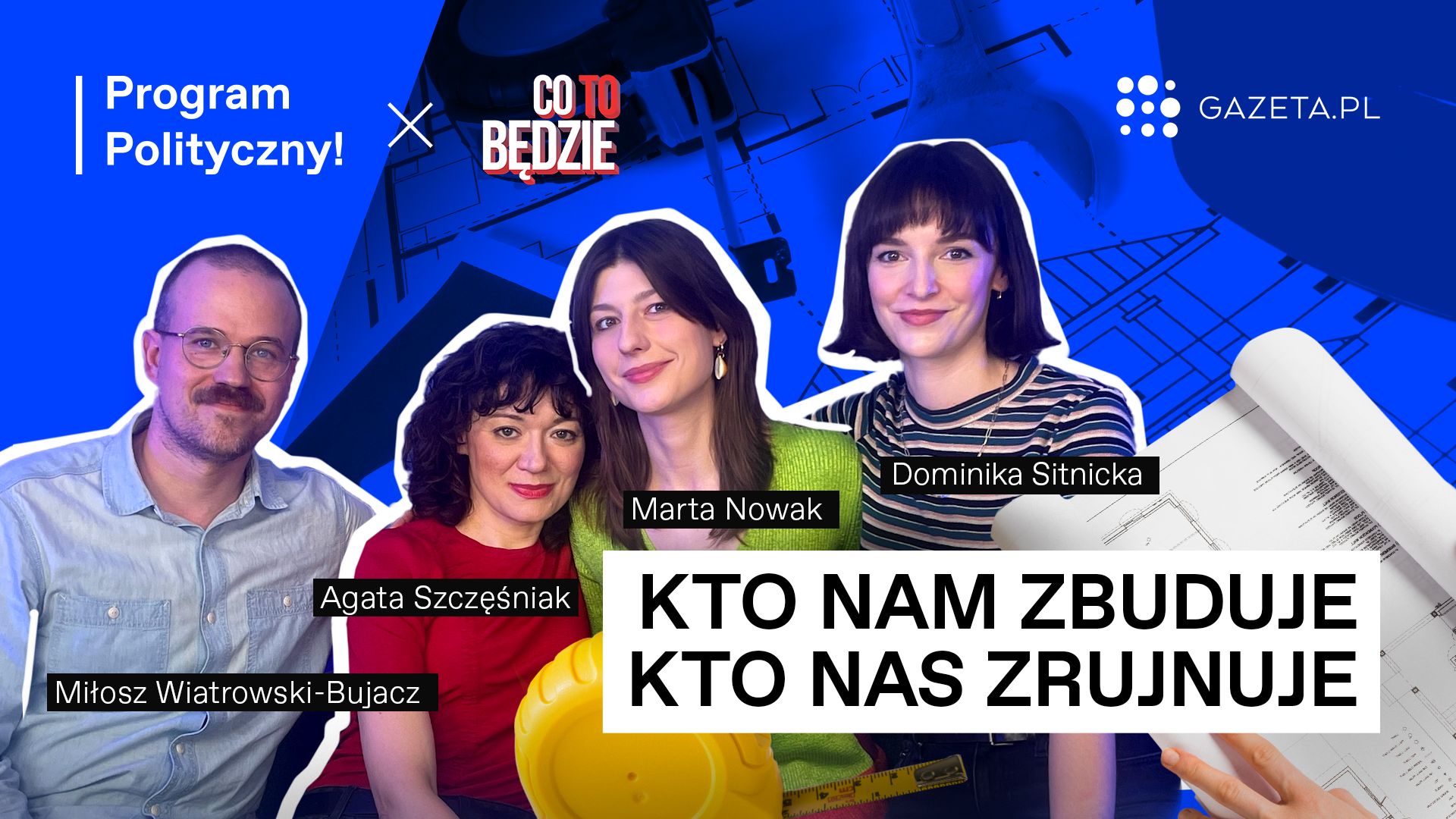 na ilustracji są: Miłosz Wiatrowski-Bujacz, Agata Szczęśniak, Marta Nowak, Dominika Sitnicka