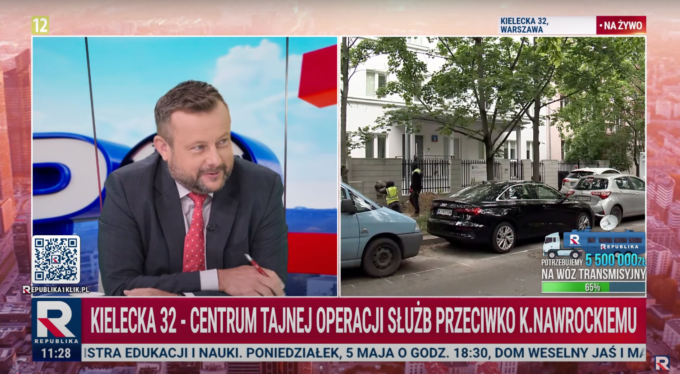 „Kielecka 32 - centrum tajnej operacji służb przeciwko K. Nawrockiemu”
