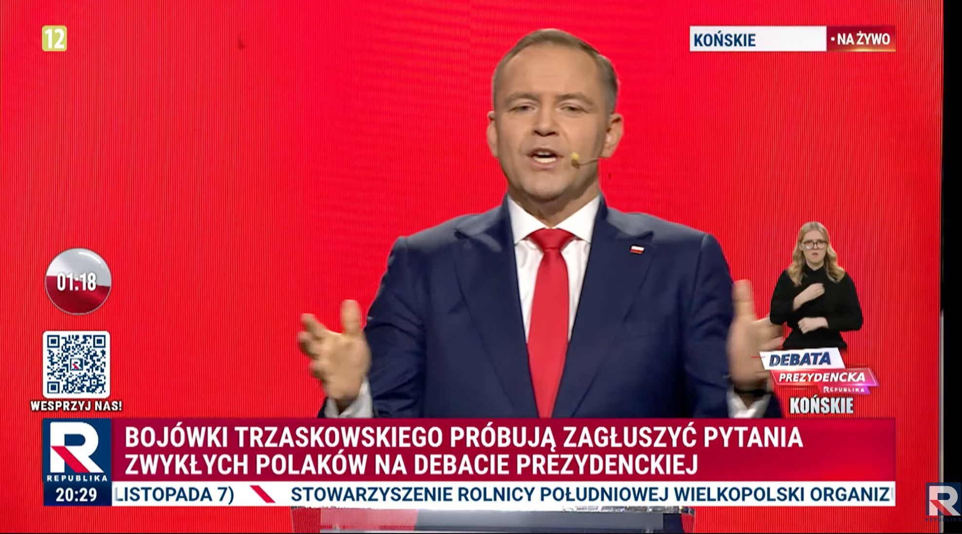 Karol Nawrocki w Telewizji Republika