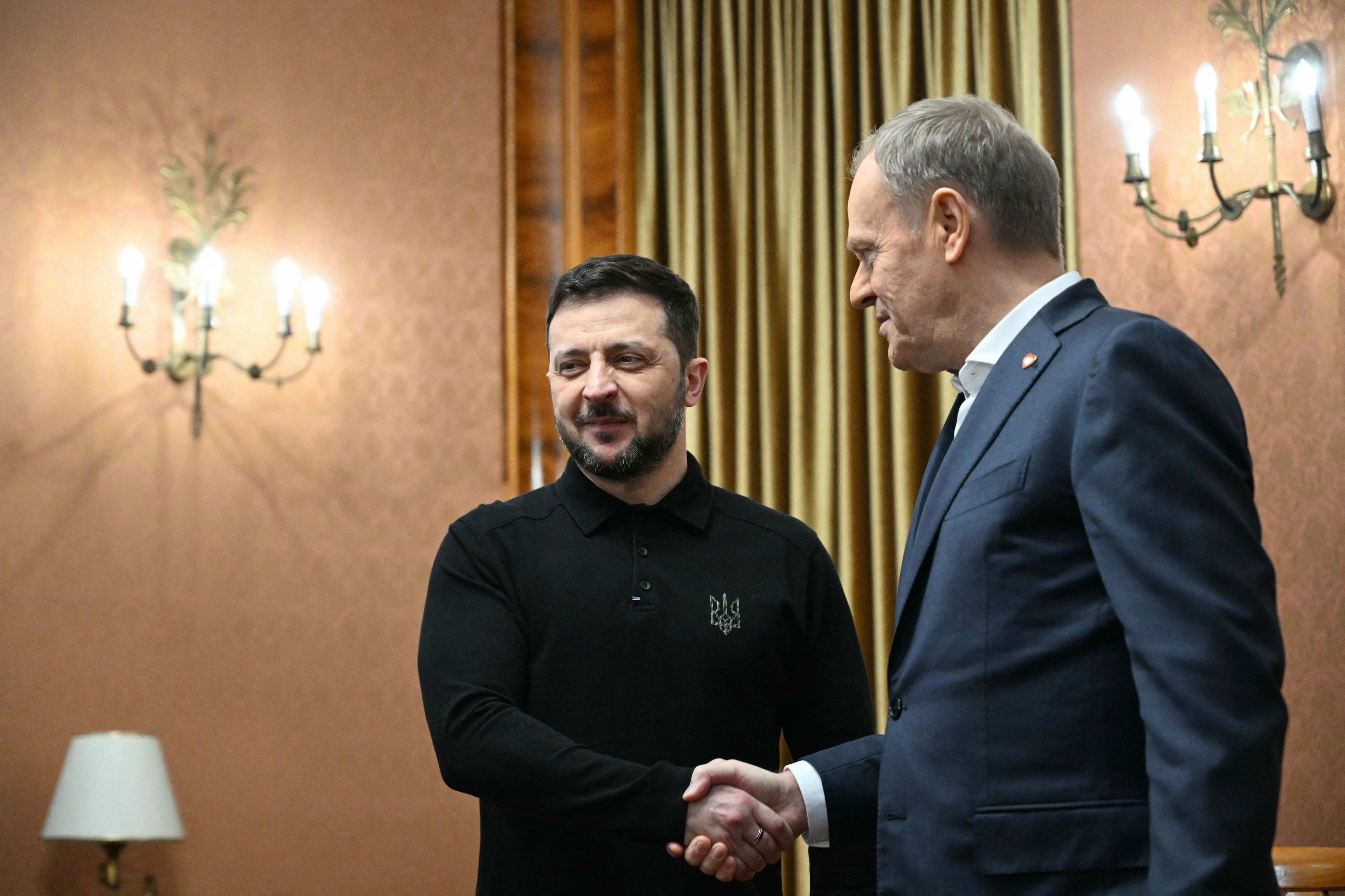 POLAND-UKRAINE-DIPLOMACY-ZELENSKY-TUSK