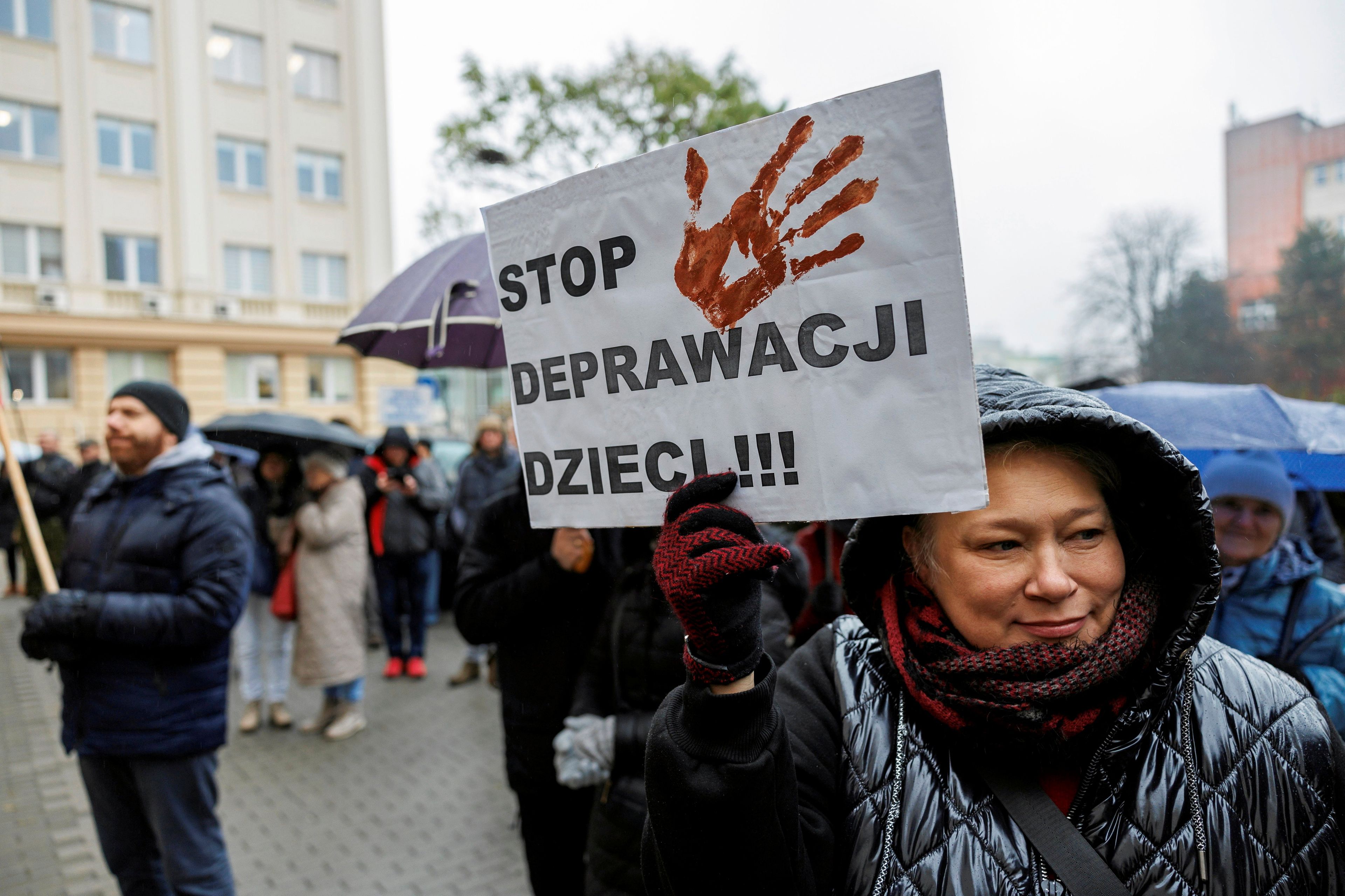 Protest przeciwko edukacji zdrowotnej