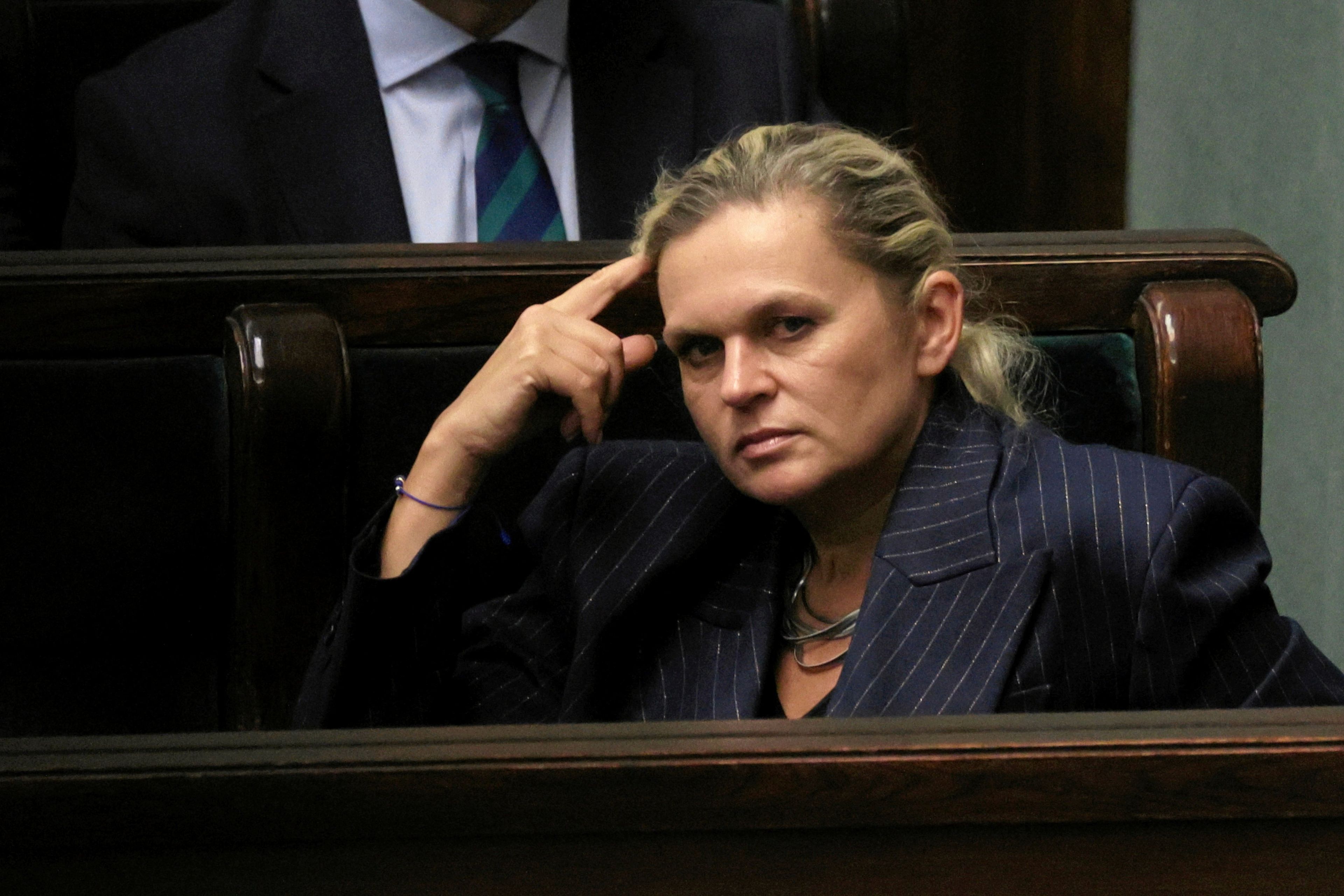 11.09.2025 Warszawa , ul Wiejska , Sejm . Minister edukacji Barbara Nowacka podczas czwartego dnia 40. posiedzenia Sejmu .
Fot. Slawomir Kaminski / Agencja Wyborcza.pl