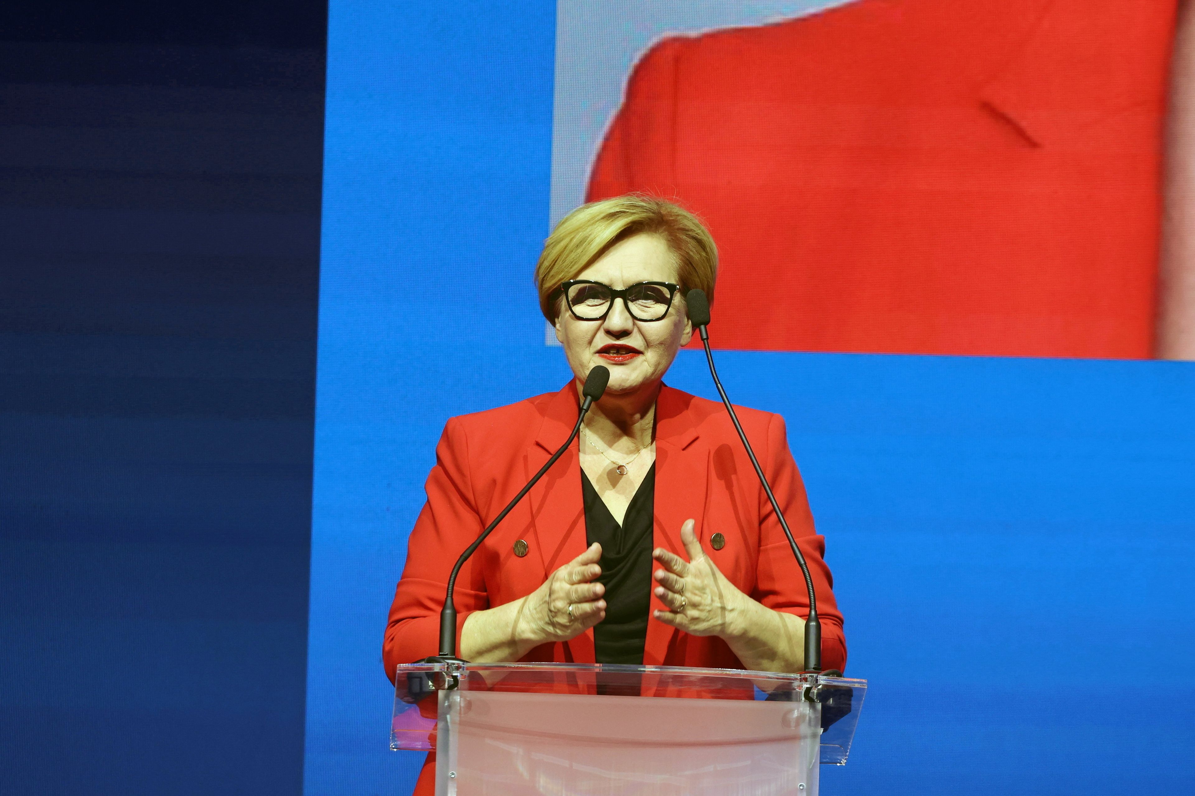 18.11.2025 Warszawa . Nowy Teat ul . Madalinskiego 10 / 16 . Gala Warszawianka Roku . nz przewodniczaca kapituly plebiscytu radna Beata Michalec . 
Fot . Robert Kowalewski / Agencja Wyborcza.pl