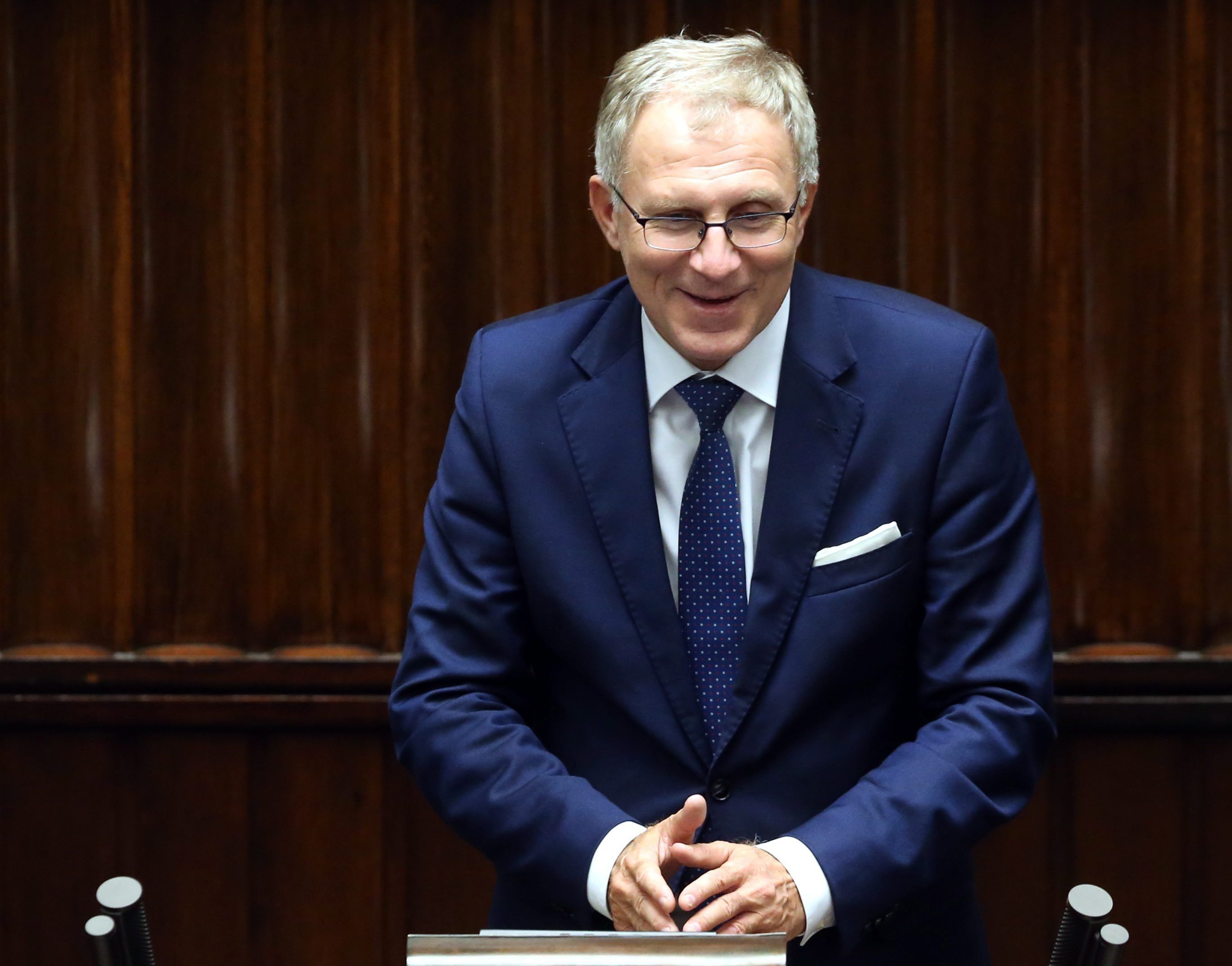 22.09.2016 Warszawa , Sejm . Posel PiS Tomasz Latos podczas pierwszego czytania projektu ustawy o leczeniu nieplodnosci .
Fot . Slawomir Kaminski / Agencja Gazeta