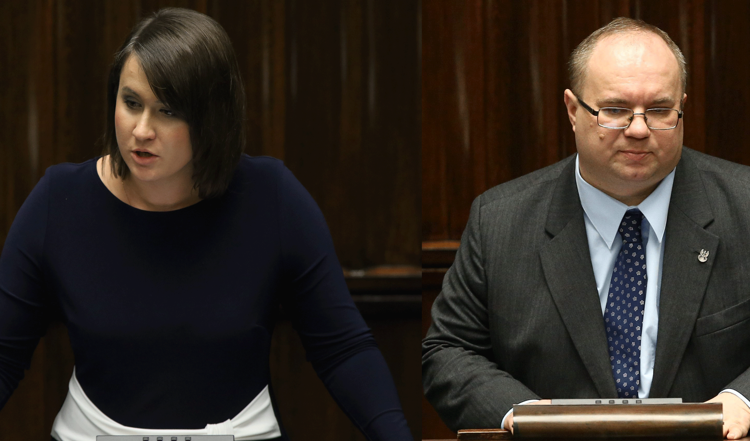 Grafika do artykułu Anna Siarkowska i Rafał Wójcikowski. Dwoje posłów znów zrobiło z Kukiz'15 cichego koalicjanta PiS