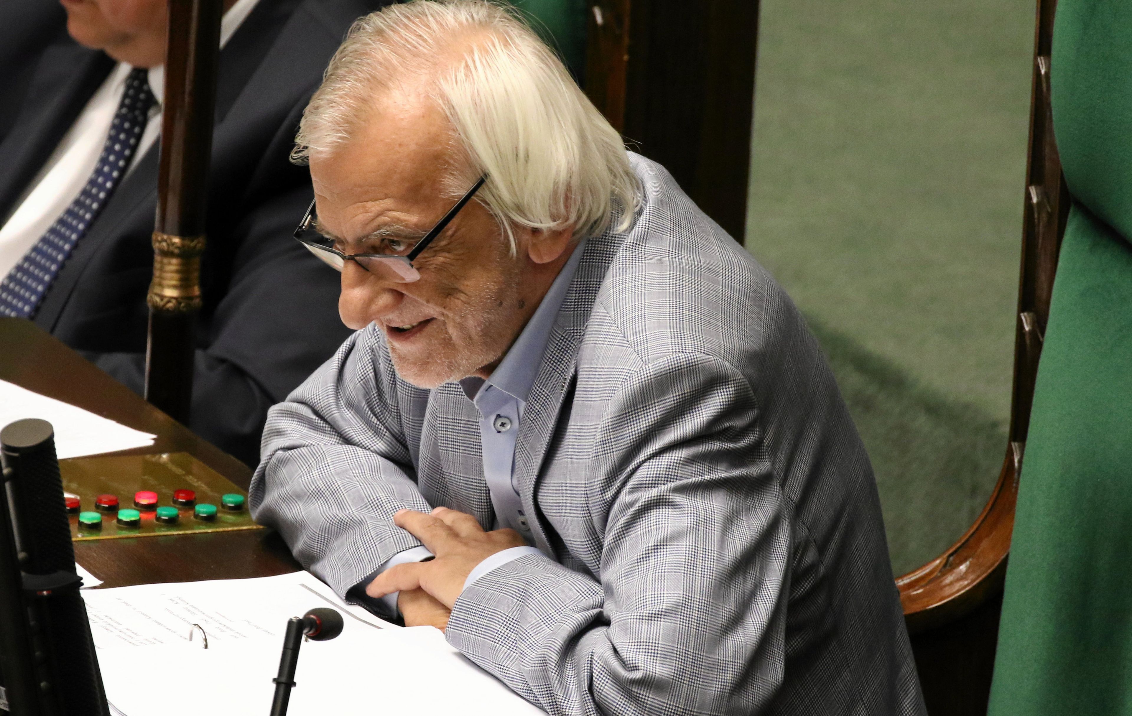 10.05.2018 Warszawa . Sejm . Marszalek Ryszard Terlecki  podczas wieczornego  bloku glosowan nad obnizeniem o 20 procent wynagordzenia posla i senatora .
Fot. Slawomir Kaminski / Agencja Gazeta