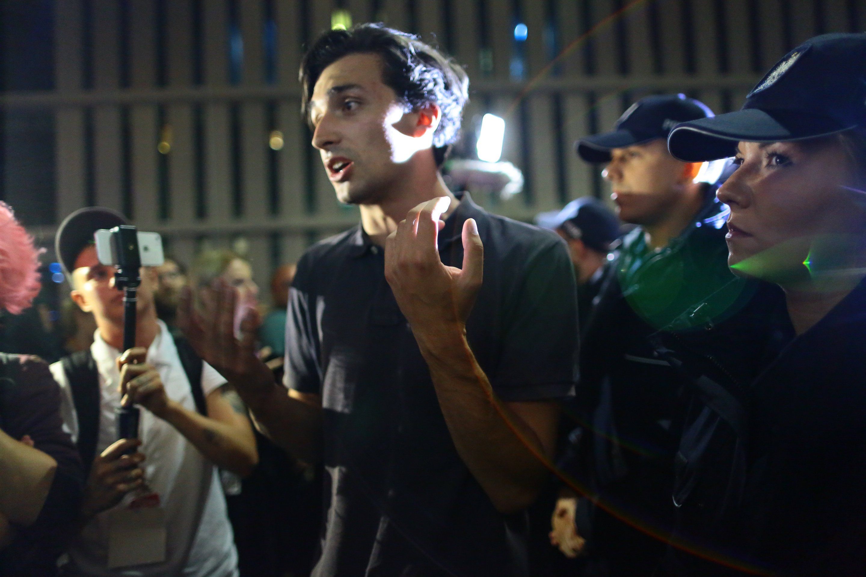 19.07.2018 Warszawa , Sejm . Demonstracja pod Sejmem w czasie procedowania nowelizacji ustawy o Sadzie Najwyzszym .
Fot. Agata Grzybowska / Agencja Gazeta
