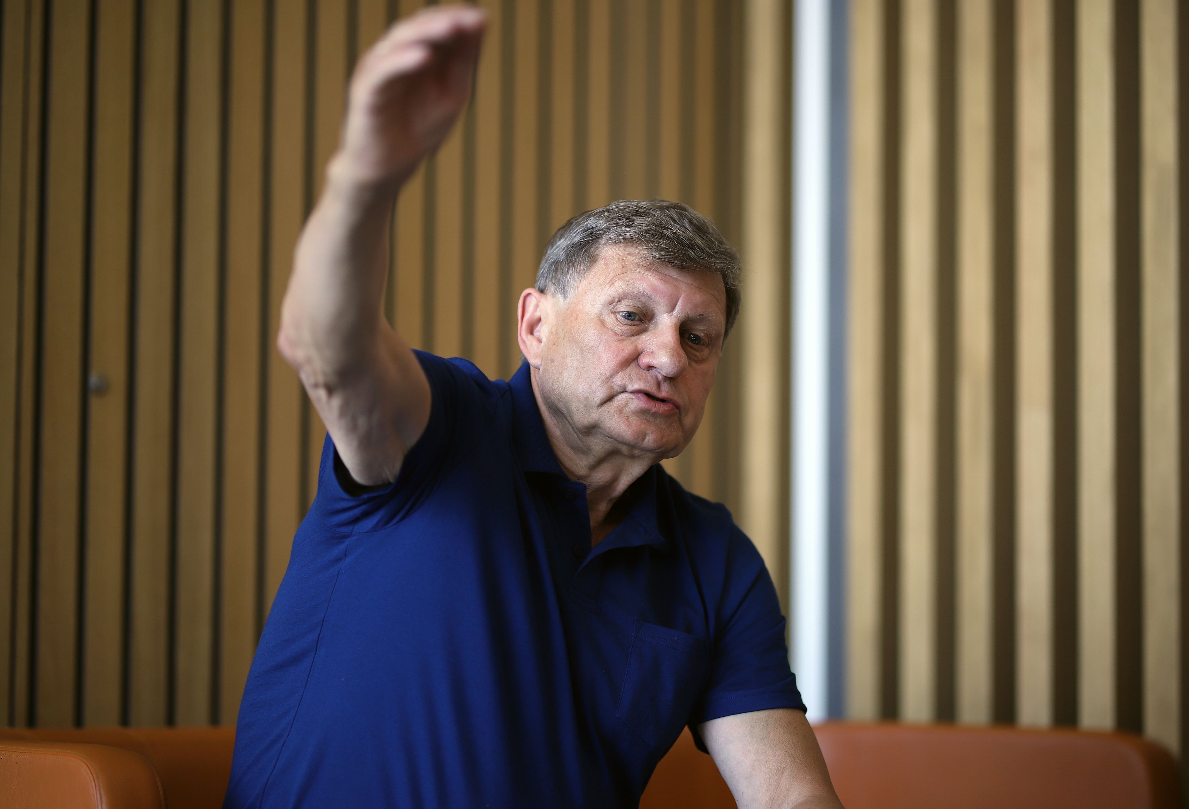 10.06.2018 .Katowice .  Polityk , ekonomista , profesor Leszek Balcerowicz . 
Fot. Dawid Chalimoniuk  / Agencja Gazeta *** Local Caption ***