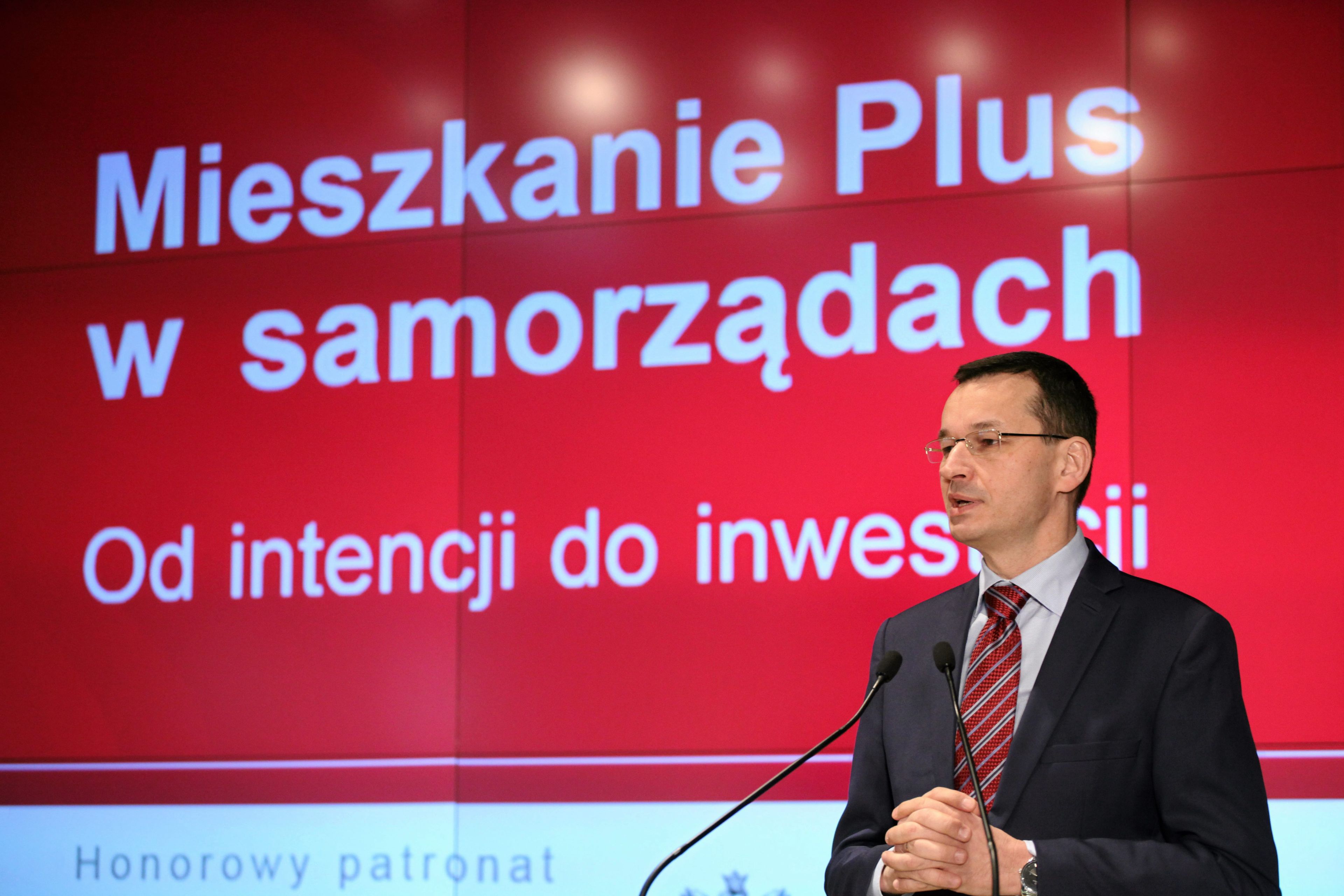12.12.2016 Warszawa , ul. Ksiazeca . Gielda Papierow Wartosciowych . Wicepremier Mateusz Morawiecki podczas konferencji Mieszkanie Plus w samorzadach " Od intencji do inwestycji " .
Fot. Slawomir Kaminski / Agencja Gazeta