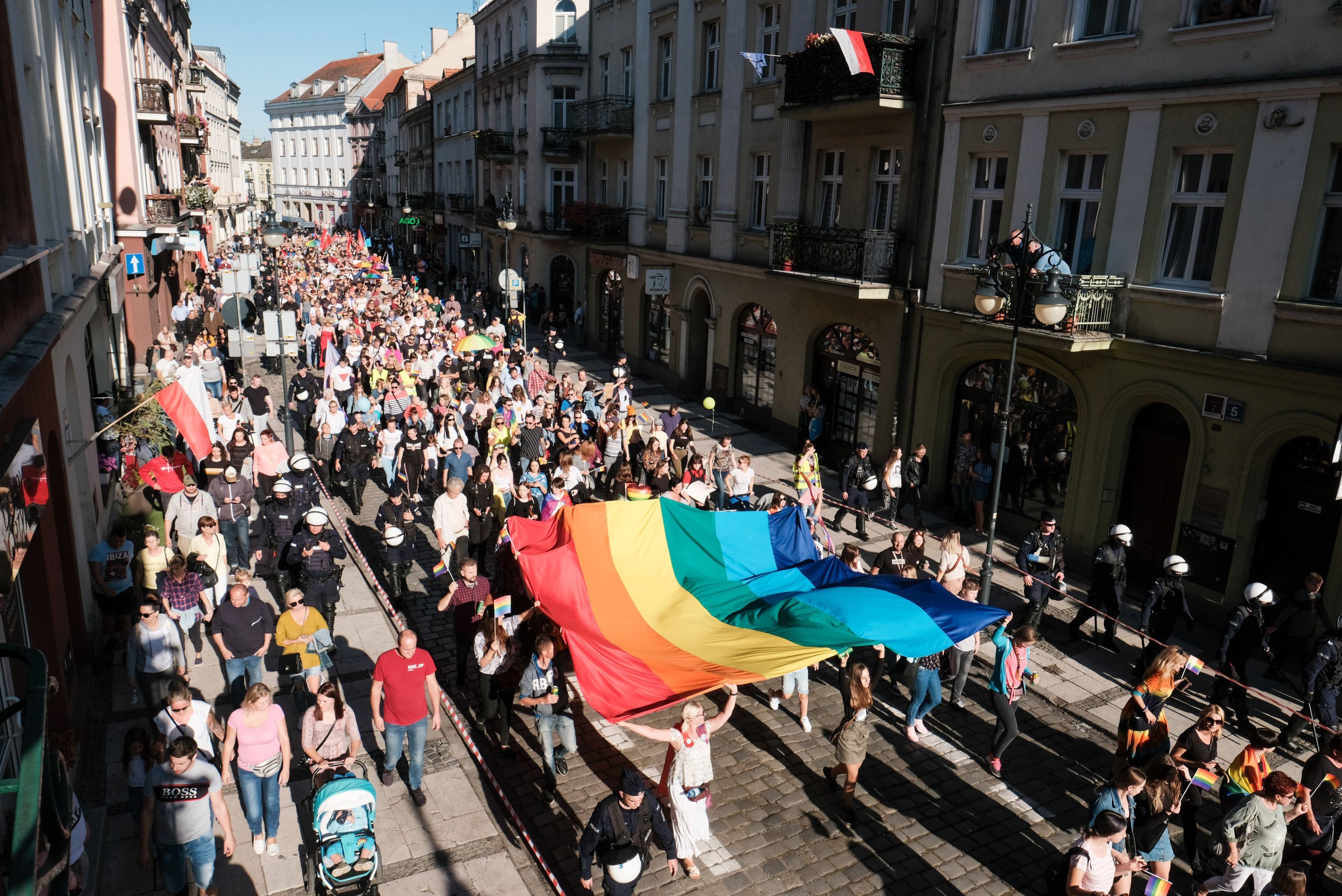 22.09.2019 Kalisz . Pierwszy Kaliski Marsz Rownosci . Fot. Piotr Skornicki /Agencja Gazeta