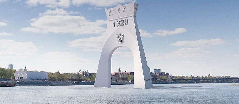 Wizualizacja łuku autorstwa Marka Skrzyńskiego /http://www.luktriumfalny1920.pl
