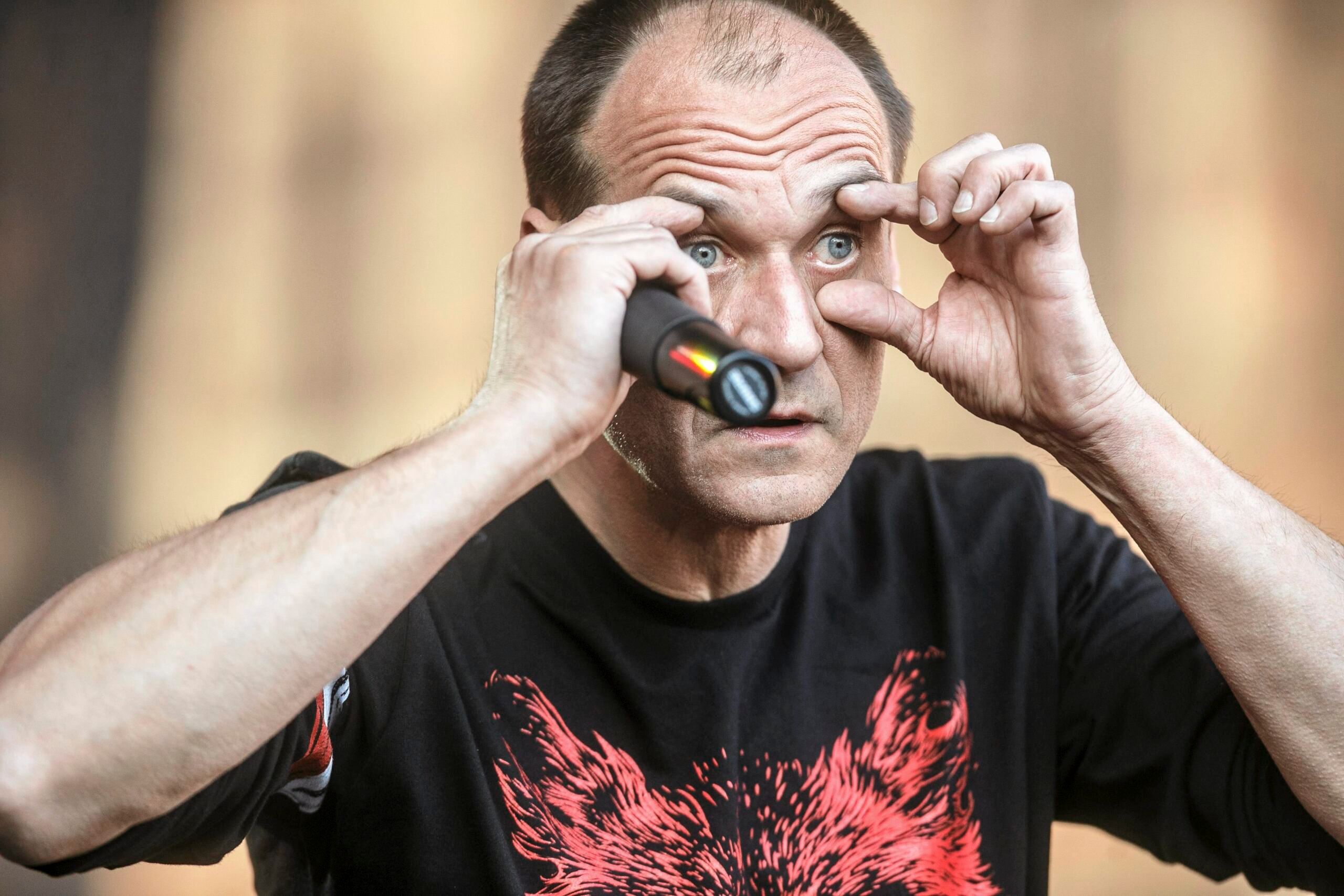 Paweł Kukiz na koncercie