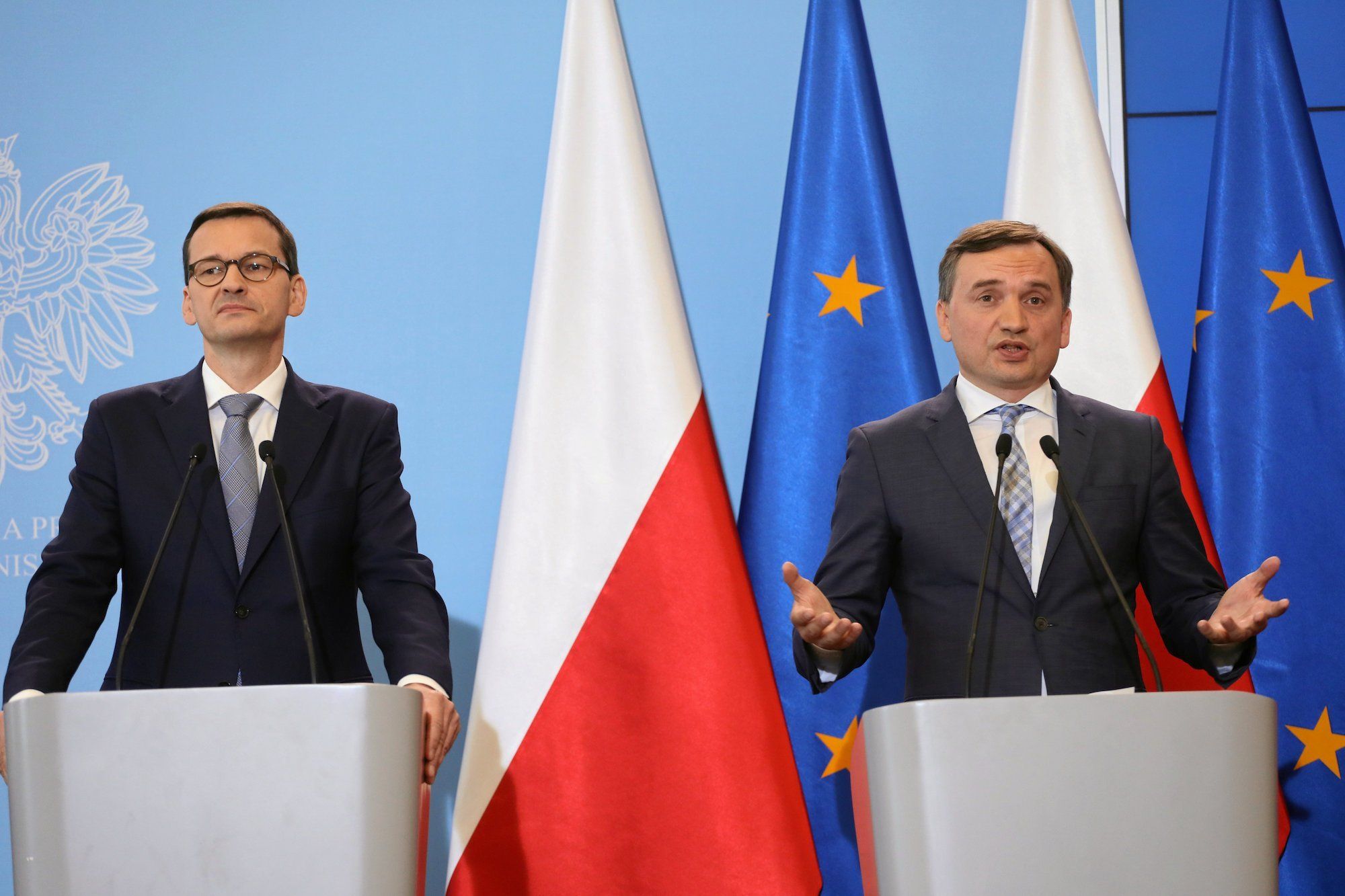 Mateusz Morawiecki i Zbigniew Ziobro