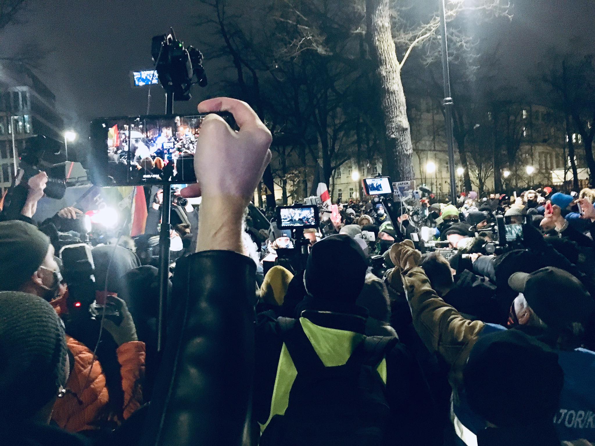Warszawa, protest 27.01.2021