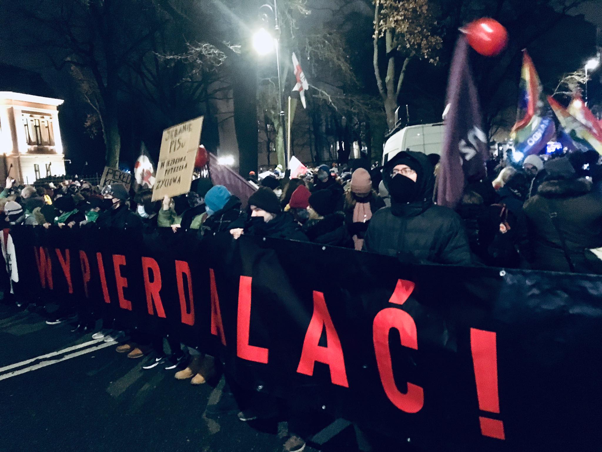 Warszawa, protest 27.01.2021
