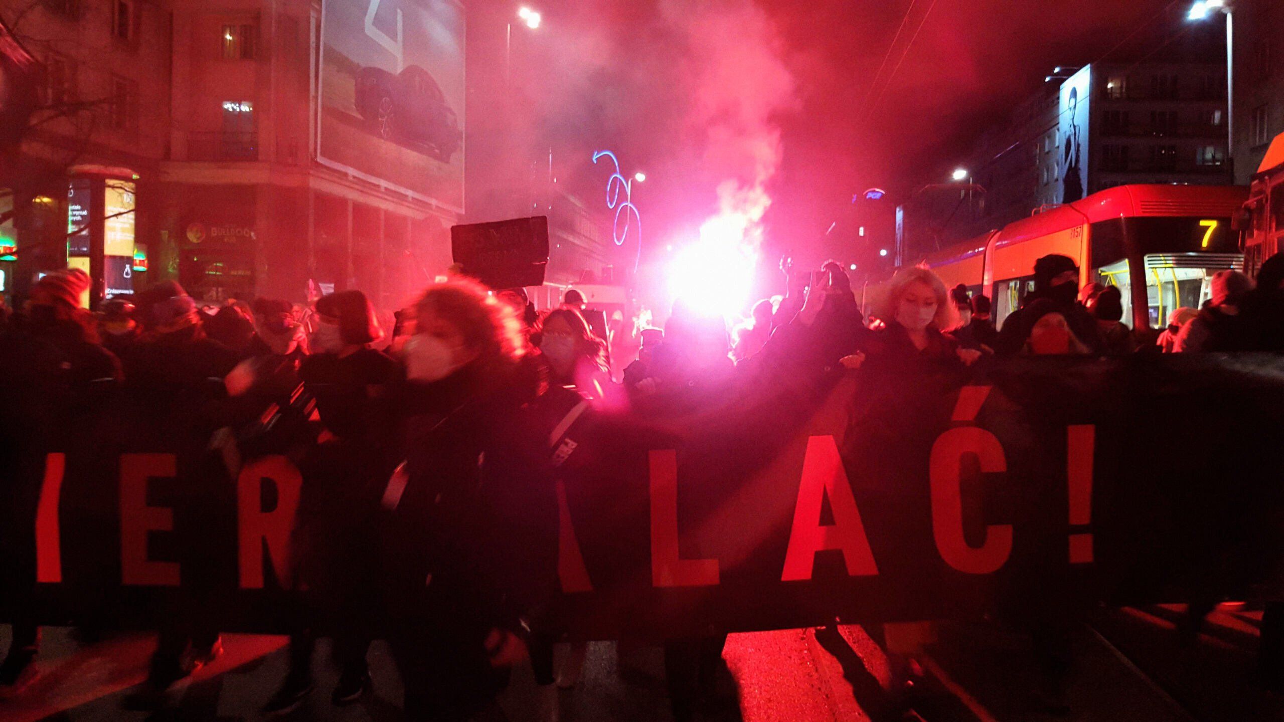 Warszawa, protest 27.01.2021