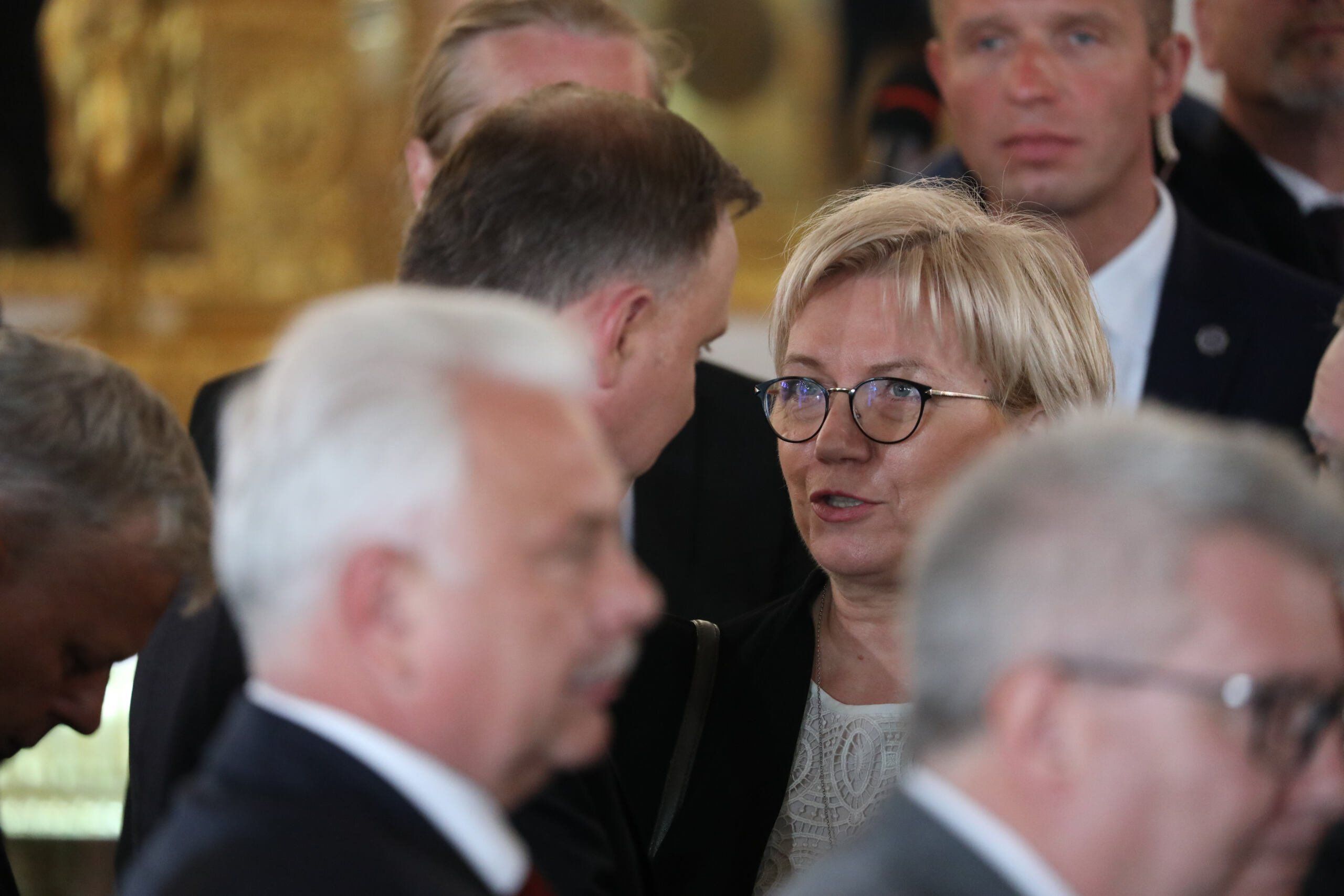 Prezydent RP Andrzej Duda i Julia Przyłębska, prezes Trybunału Konstytucyjnego