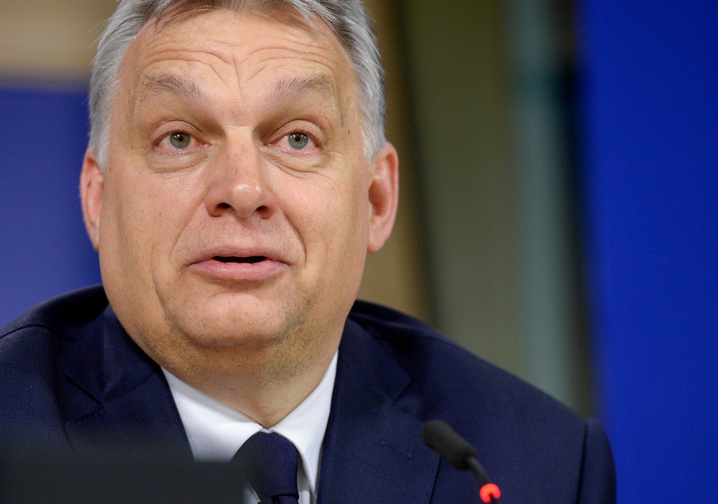 Mężczyzna w średnim wieku. Viktor Orban