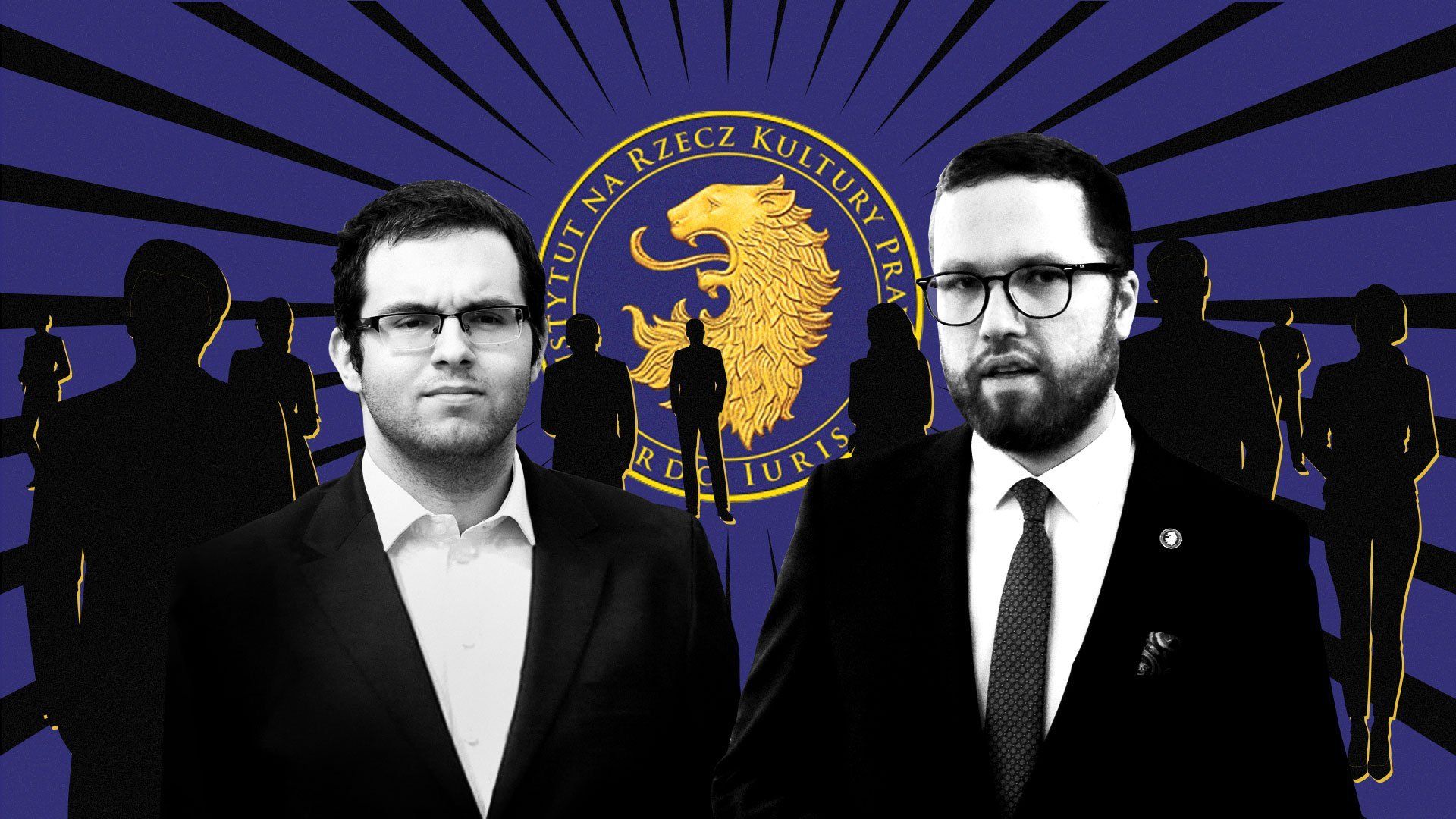 Wiceszef Ordo Iuris Tymoteusz Zych i Piotr Mazurek, wykładowca Collegium Intermarium.