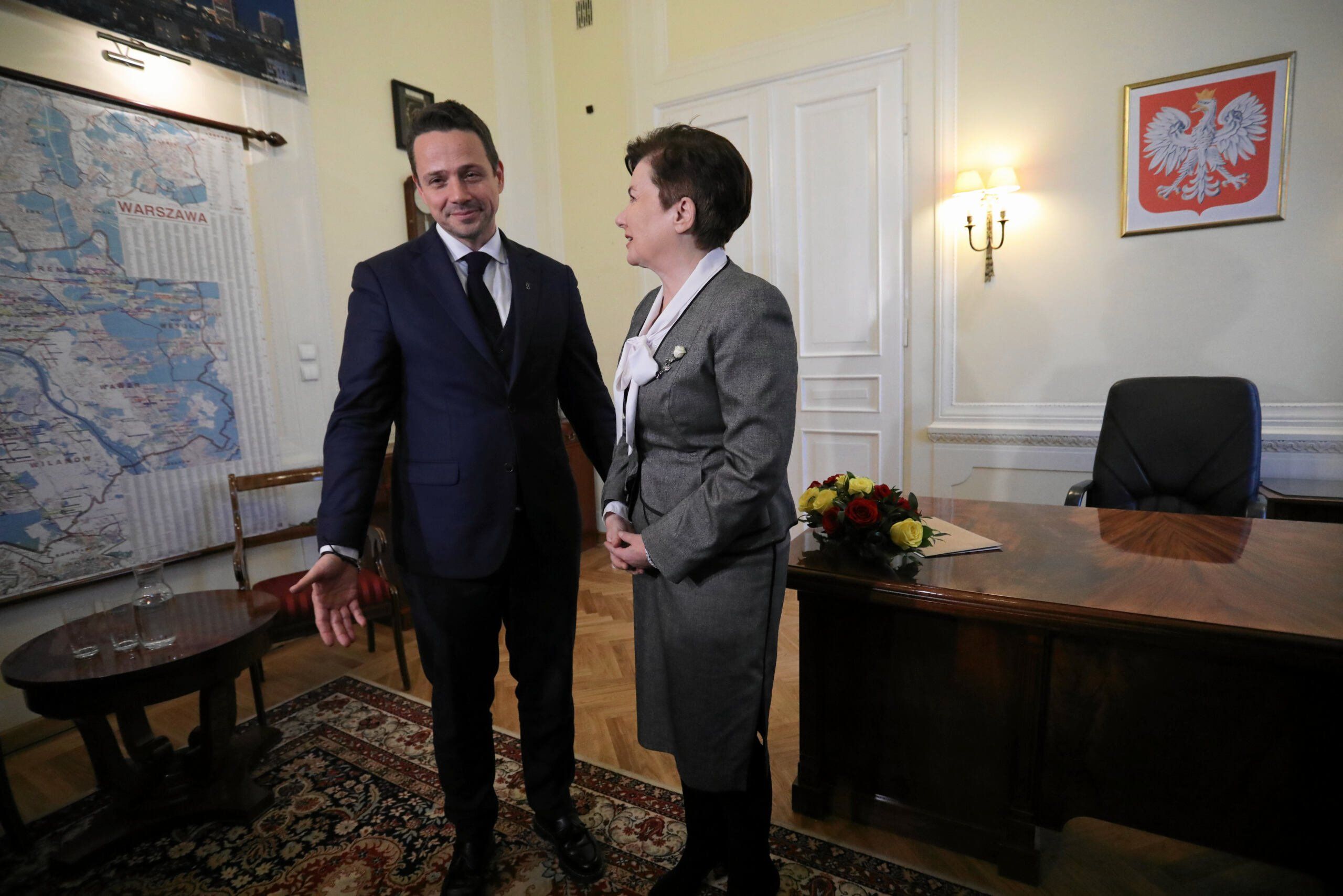 Rafał Trzaskowski i Hanna Gronkiewicz-Waltz.
