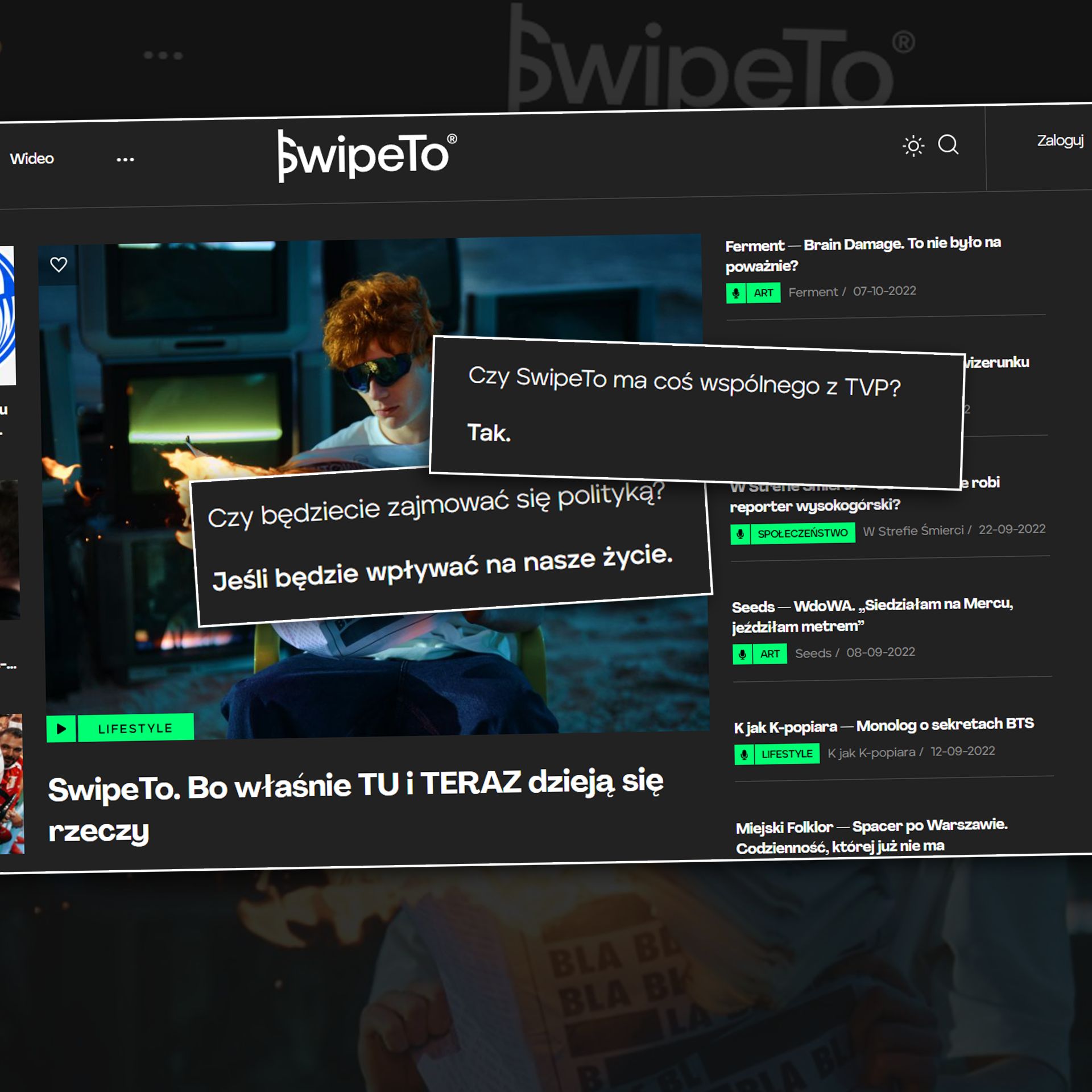 Grafika do artykułu Po co TVP nowy portal dla młodych? W grupie wyborców 18-29 lat notowania PiS szorują po dnie