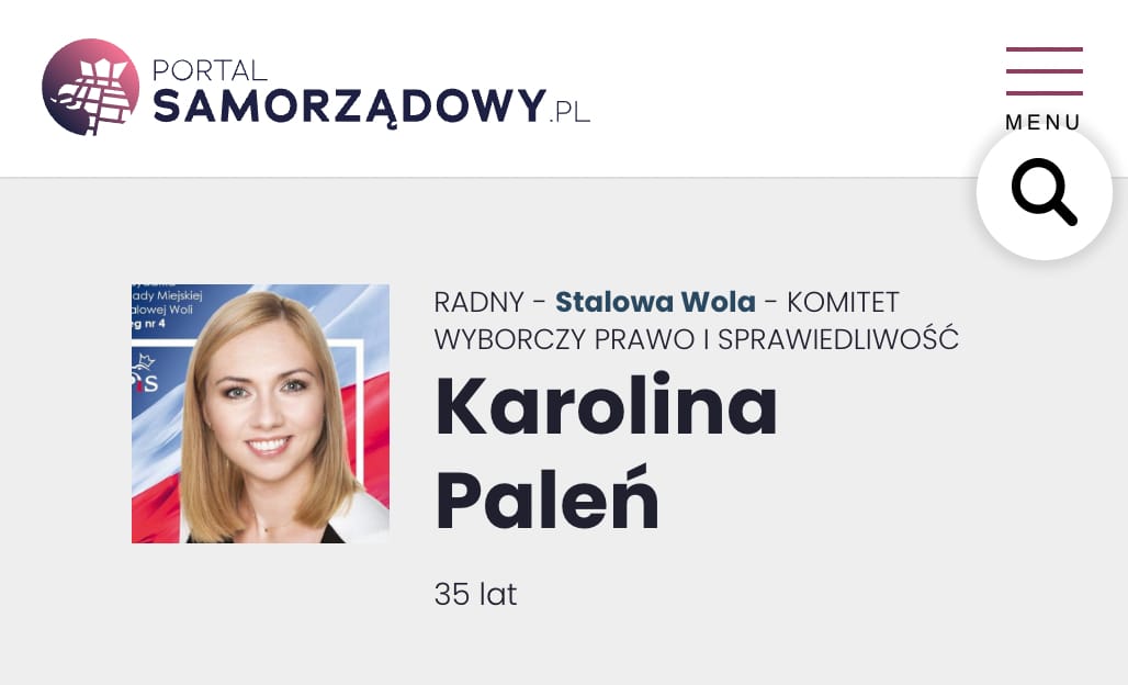Karolina Paleń, pełnomocniczka komitetu Chrońmy dzieci, radna z listy PiS