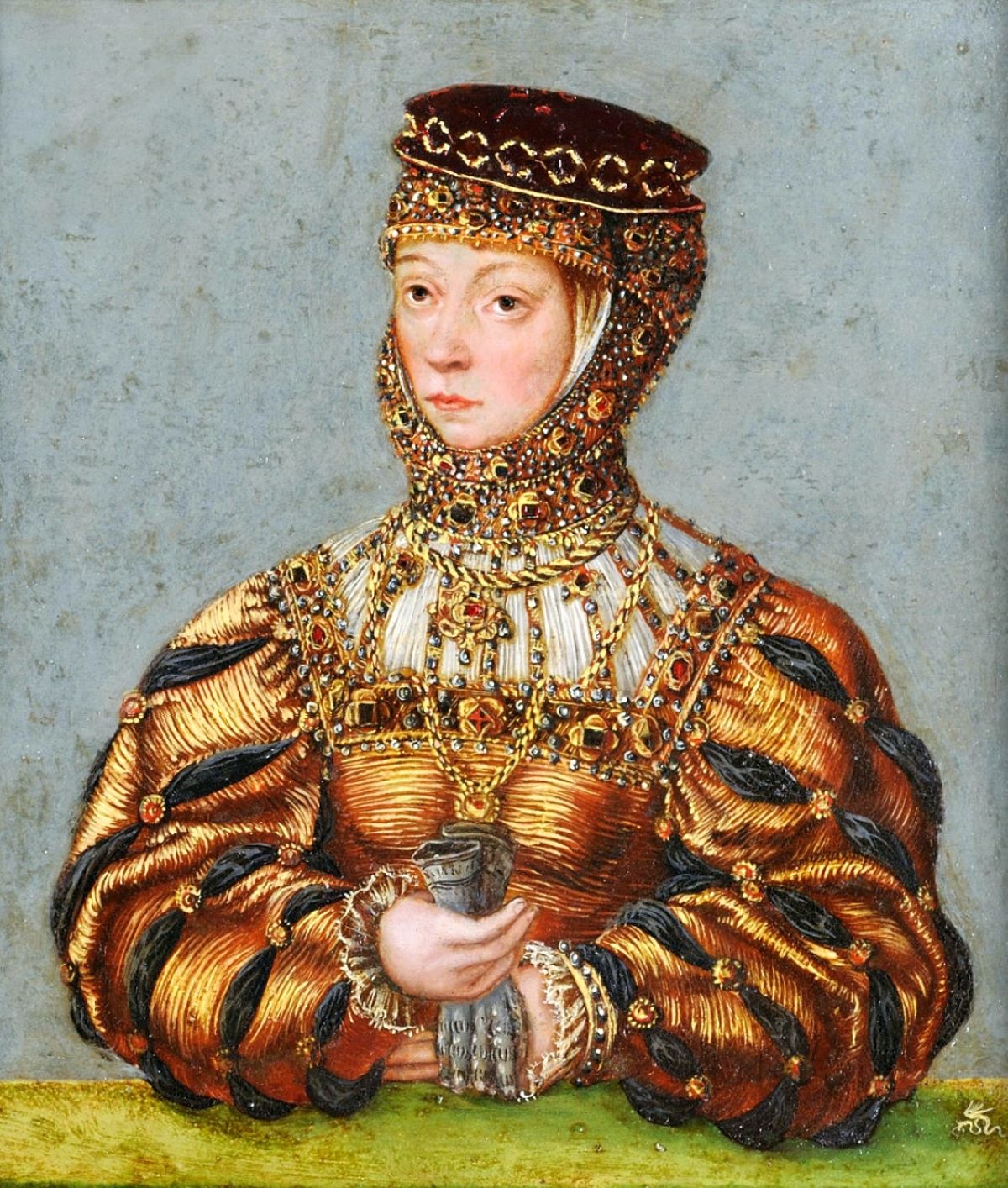 Portret średniowiecznej damy, Barbary Radziwiłłówny