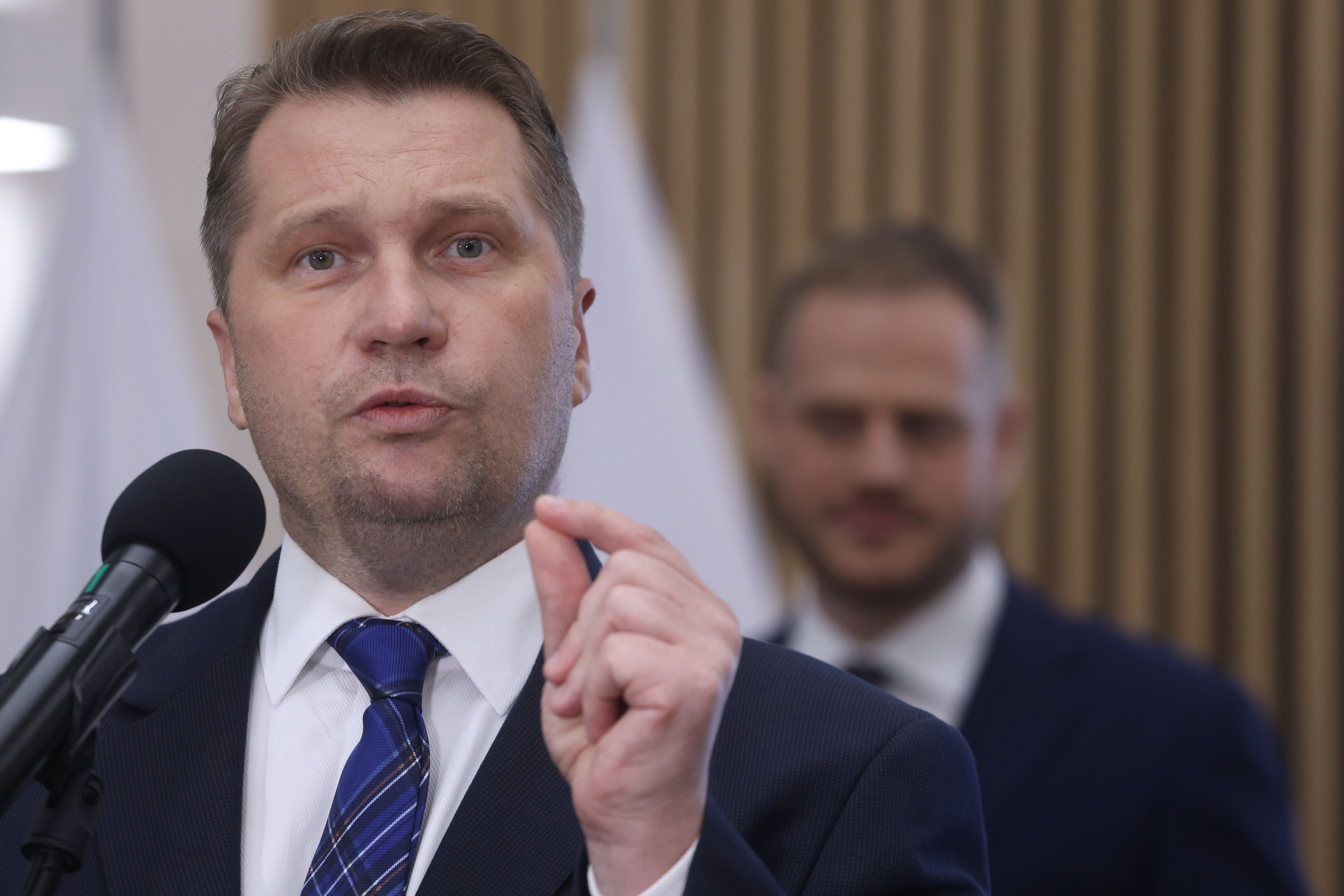 Na zdjęciu minister edukacji Przemysław Czarnek
