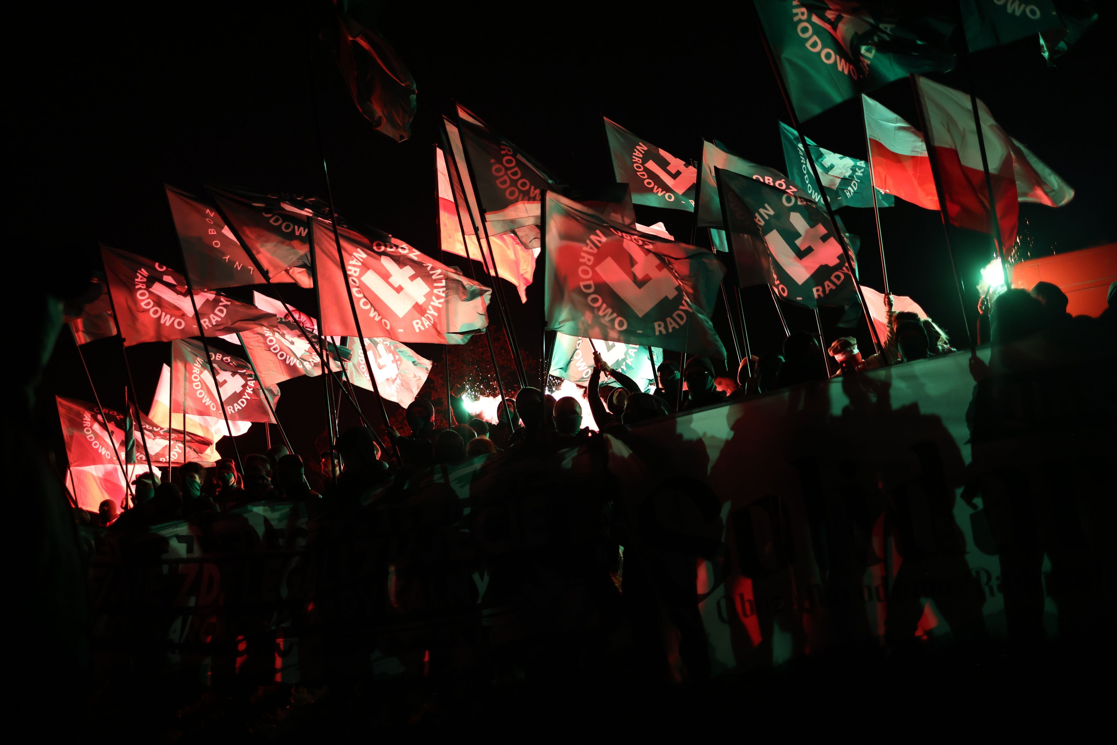 11.11.2022 Warszawa . Narodowe Swieto Niepodleglosci . Marsz Niepodleglosci zorganizowany przez srodowiska narodowe .
Fot. Martyna Niecko / Agencja Wyborcza.pl