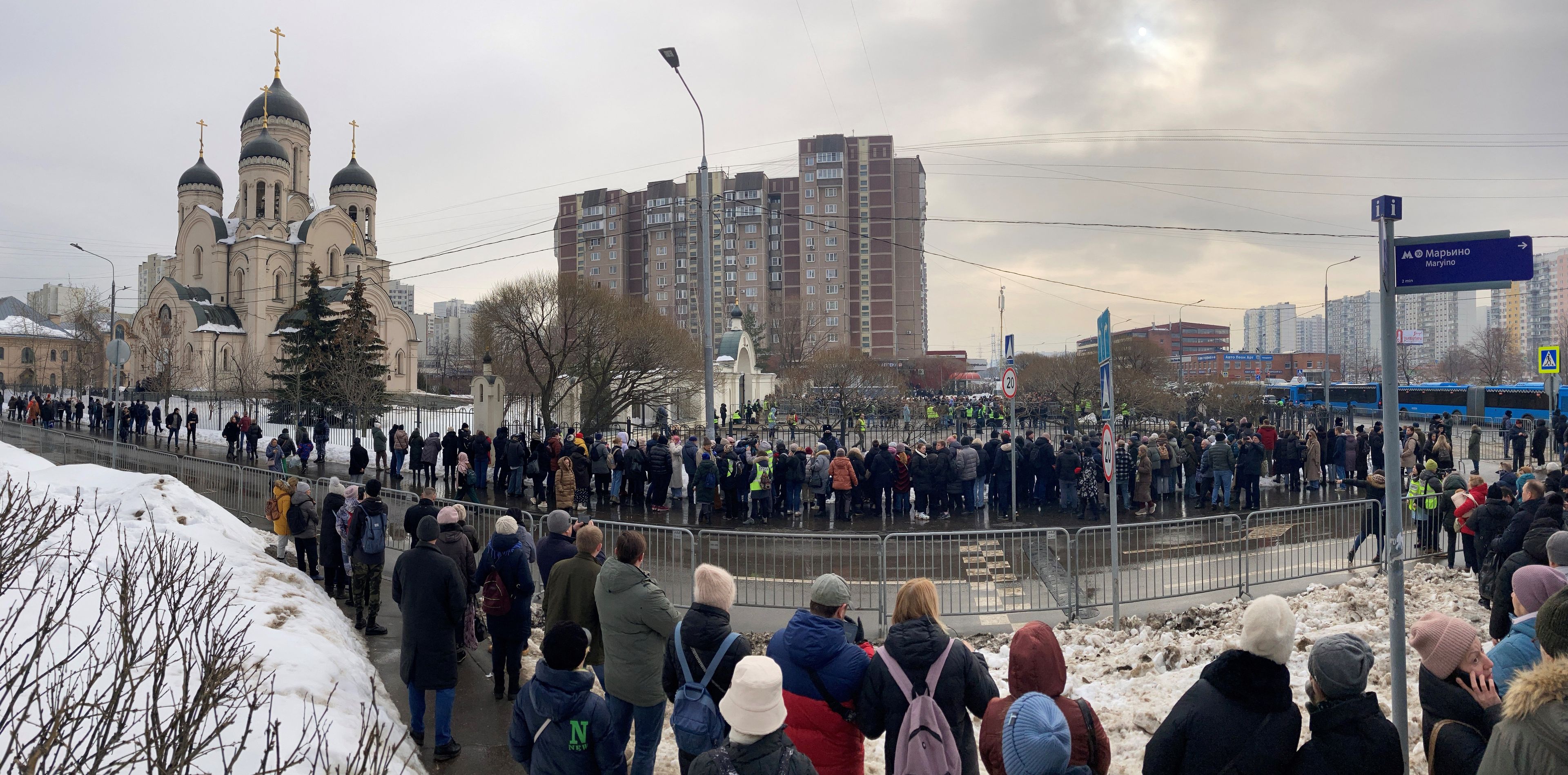 RUSSIA-POLITICS-NAVALNY-FUNERAL